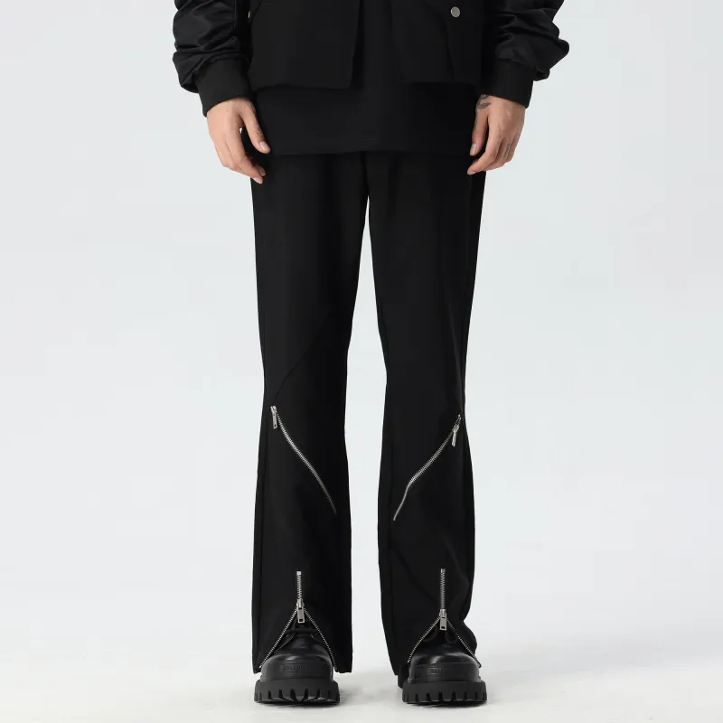 PILOTDRAGON Casual Pants Men Black-6