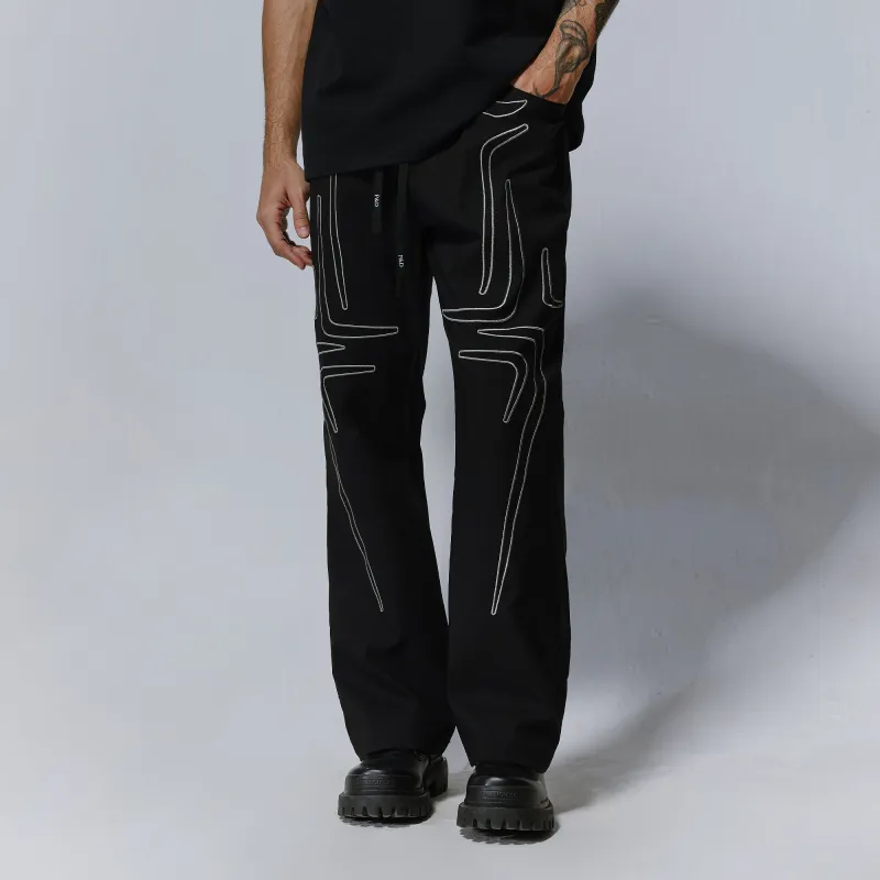 PILOTDRAGON SS25 P&D Casual Pants Unisex Black-4