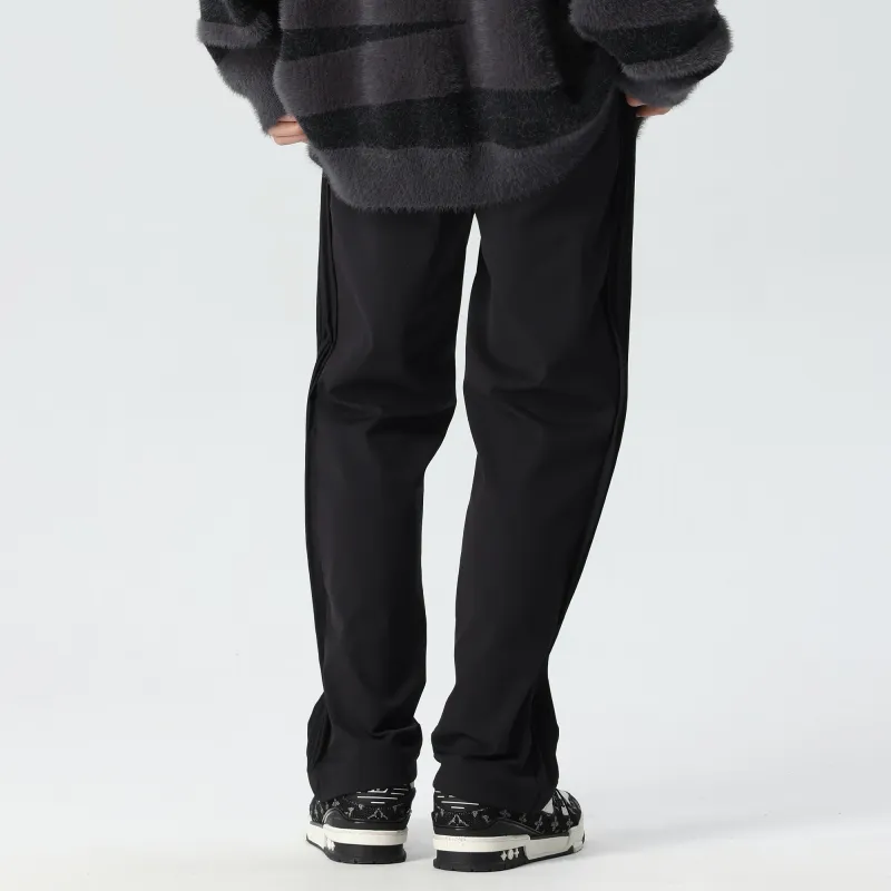 PILOTDRAGON Casual Pants Unisex Black-4