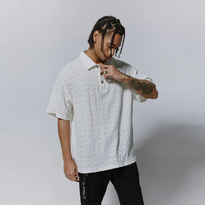 PILOTDRAGON Polo Shirt Unisex White-4