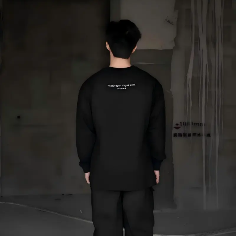PILOTDRAGON P&D 24FW Long Sleeved Sweatshirt Unisex-3