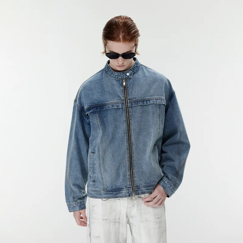 PILOTDRAGON P&D 24FW Denim Jacket Unisex Blue-2