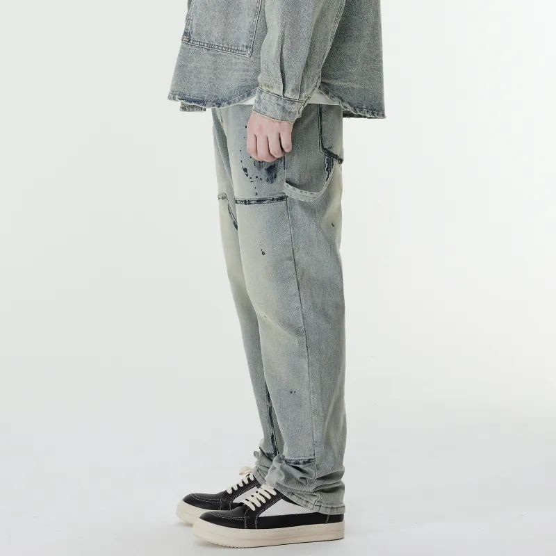 PILOTDRAGON P&D 24FW Jeans Unisex Yellow Mud-3