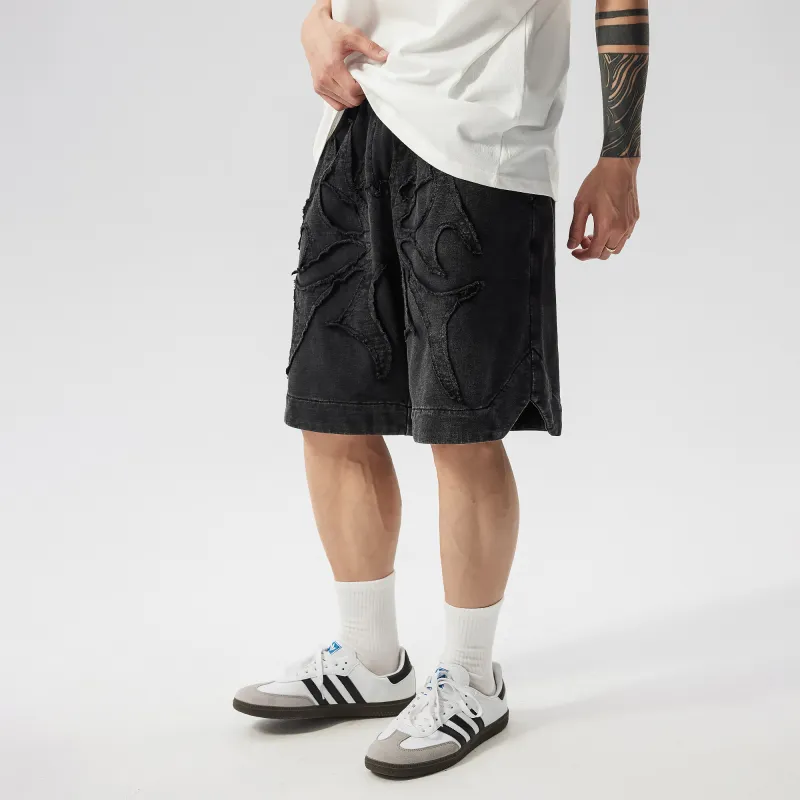 PILOTDRAGON Split Leg Casual Shorts Unisex-5