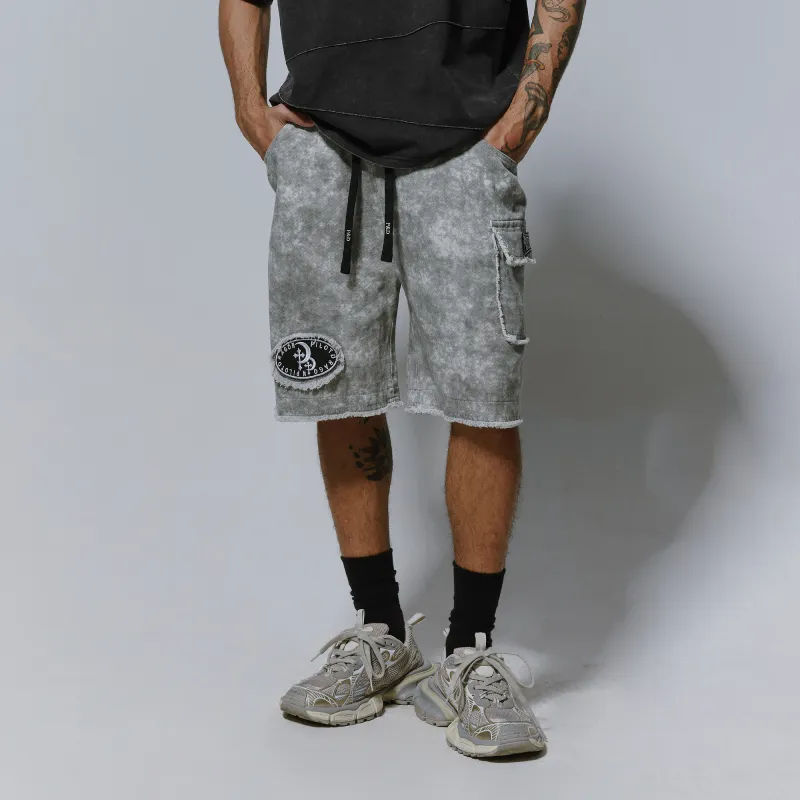 PILOTDRAGON SS25 Casual Shorts Unisex Gray-3