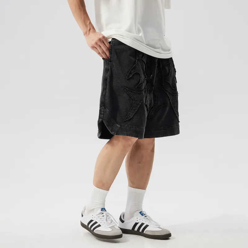 PILOTDRAGON Split Leg Casual Shorts Unisex-4