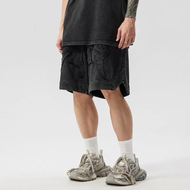 PILOTDRAGON Split Leg Casual Shorts Unisex-2