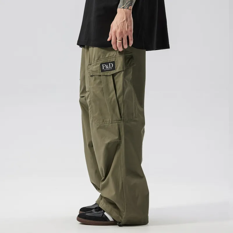 PILOTDRAGON Wide Leg Straight Fit Cargo Pants Unisex-8