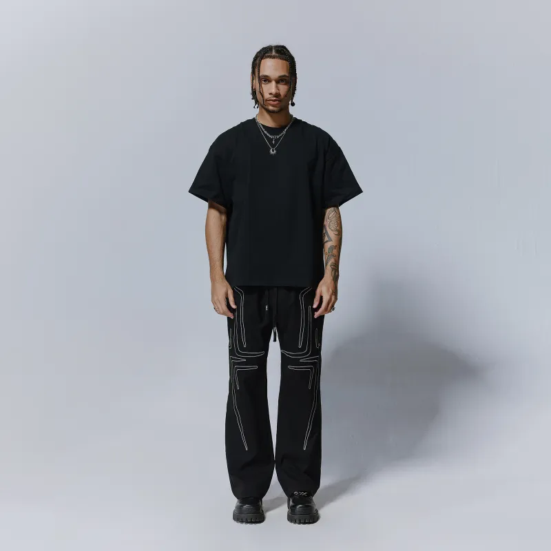 PILOTDRAGON SS25 P&D Casual Pants Unisex Black-6