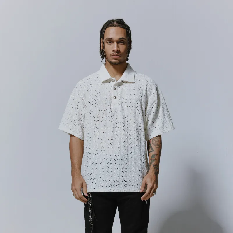 PILOTDRAGON Polo Shirt Unisex White-2