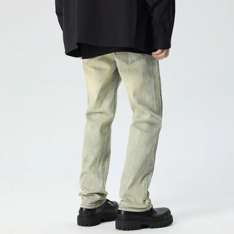 PILOTDRAGON Jeans Unisex Yellow Mud-4