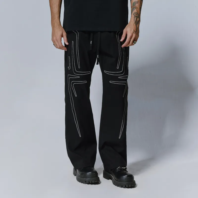 PILOTDRAGON SS25 P&D Casual Pants Unisex Black-3