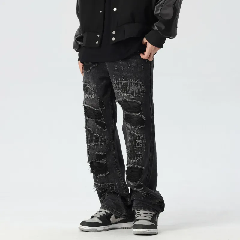 PILOTDRAGON Jeans Men Black-5