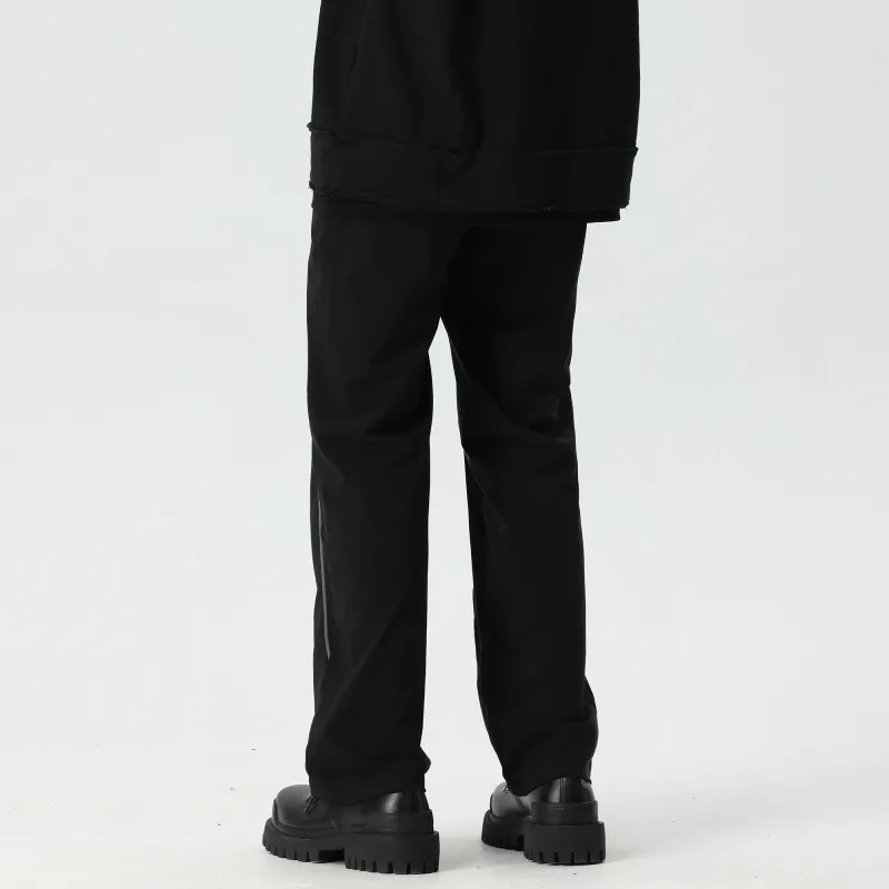 PILOTDRAGON Casual Pants Unisex Black-4