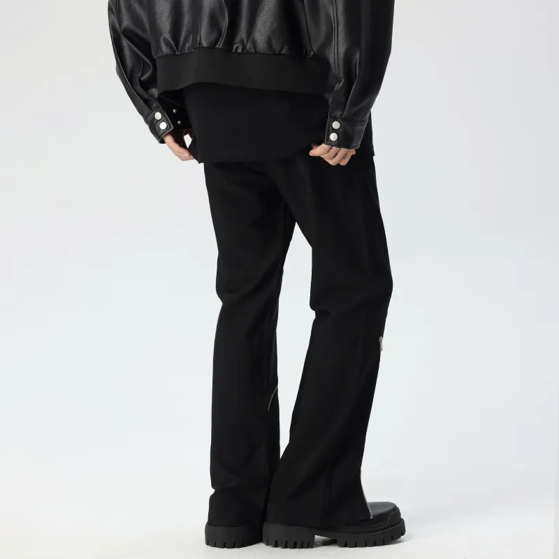 PILOTDRAGON Casual Pants Men Black-3
