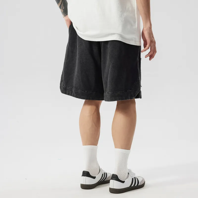 PILOTDRAGON Split Leg Casual Shorts Unisex-3