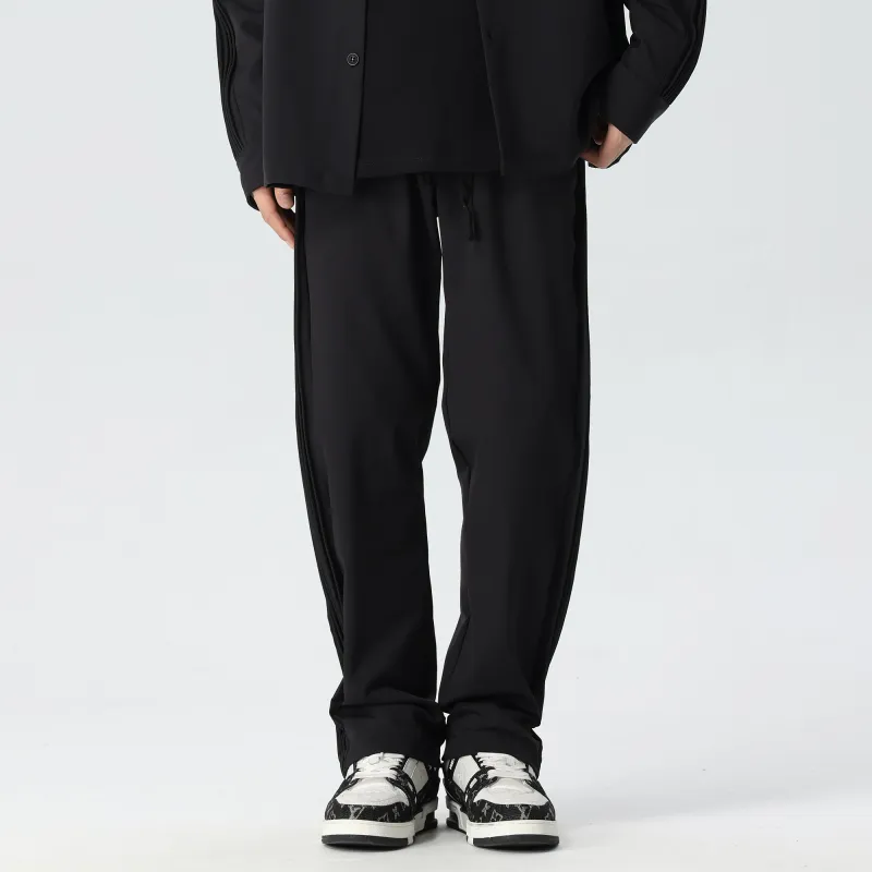 PILOTDRAGON Casual Pants Unisex Black-2