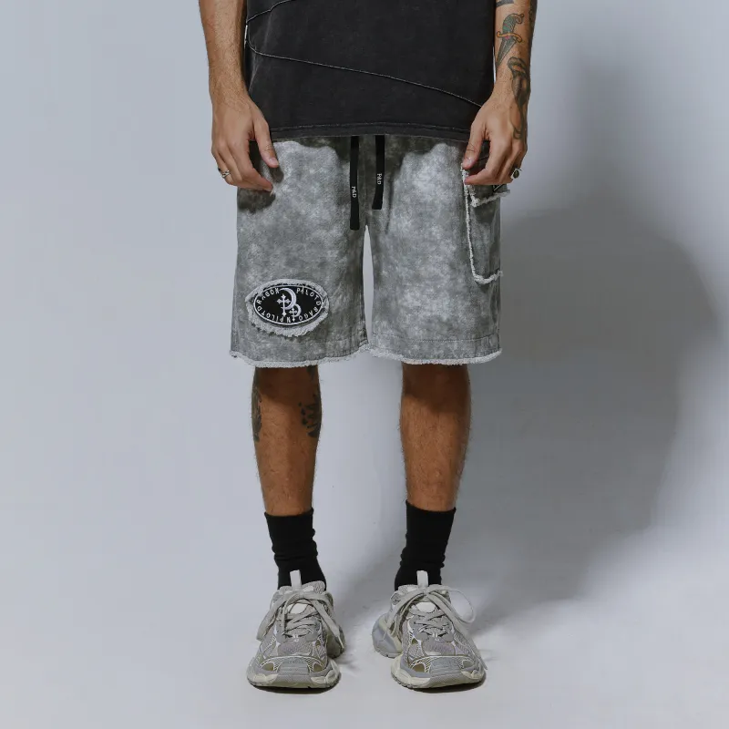 PILOTDRAGON SS25 Casual Shorts Unisex Gray-2