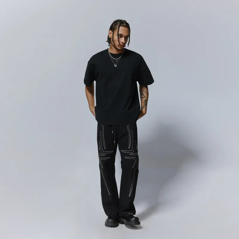 PILOTDRAGON SS25 P&D Casual Pants Unisex Black-7