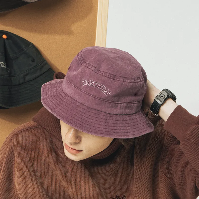 714STREET 100% Cotton Bucket Hats Unisex-6