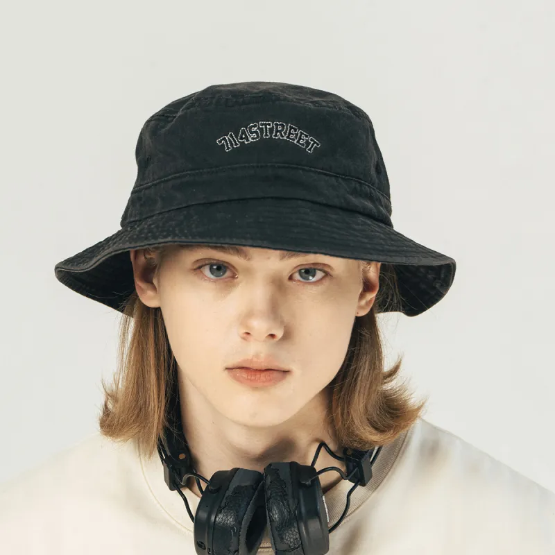 714STREET 100% Cotton Bucket Hats Unisex-1