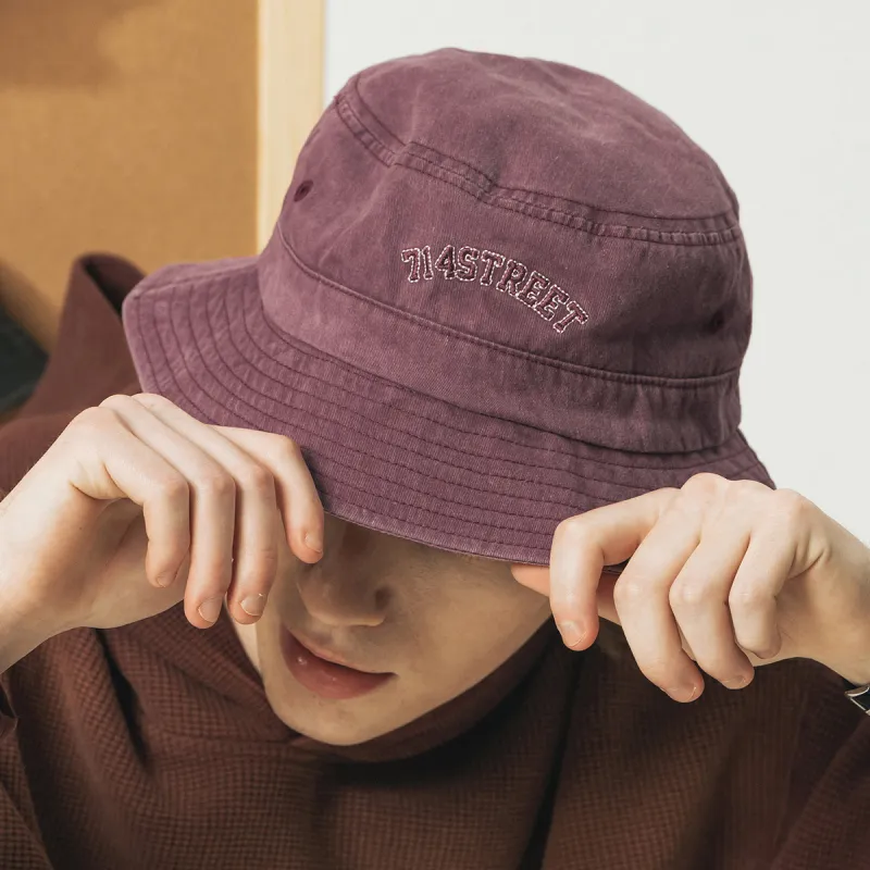 714STREET 100% Cotton Bucket Hats Unisex-8
