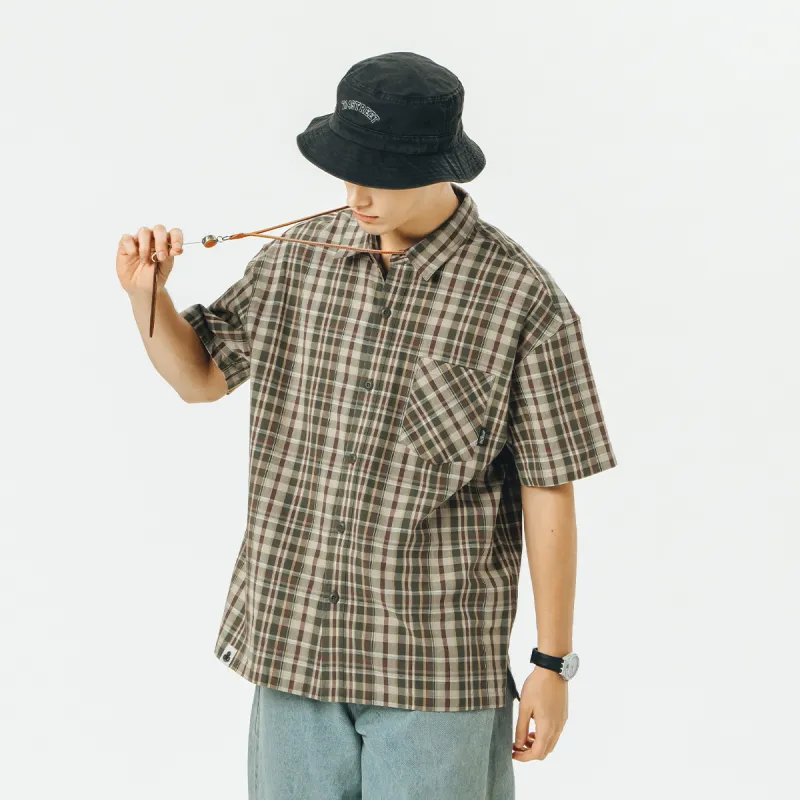 714STREET Shirt Unisex Green Coffee-2