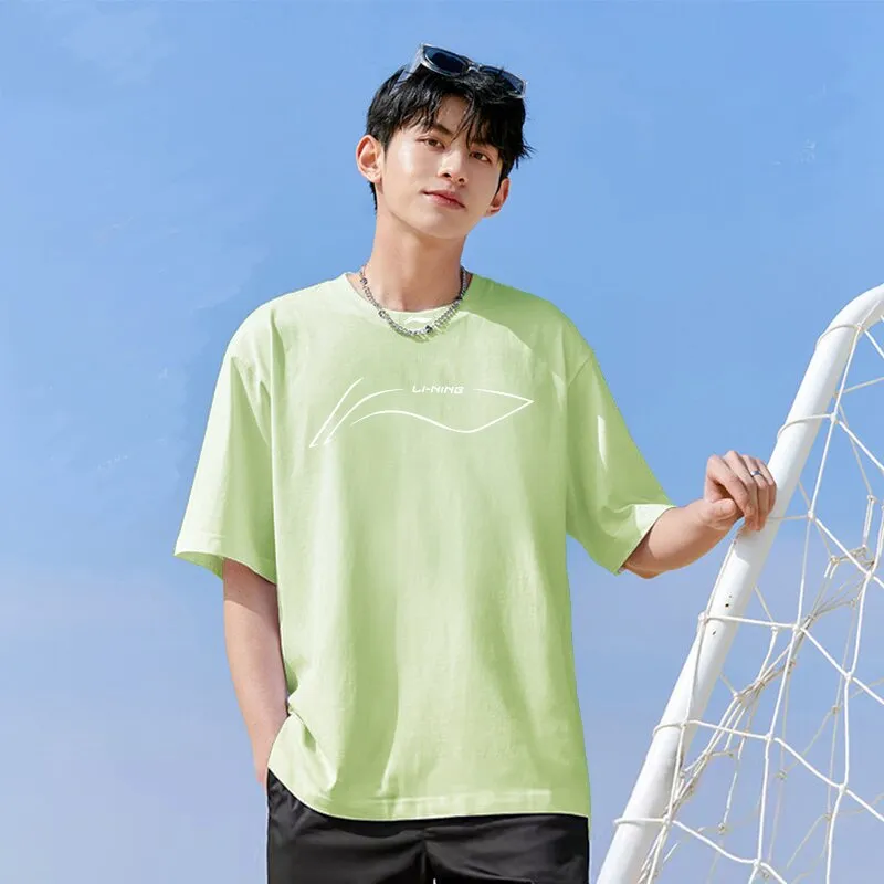 LiNing T Shirt Unisex Light Green-2