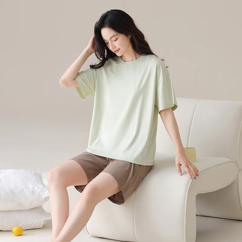 Urban Beauty Pajama Set Women's Fruit Green-5