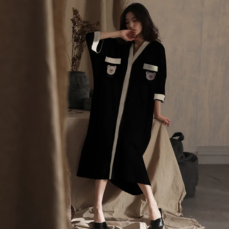 Urban Beauty Nightgown Women's Black-4