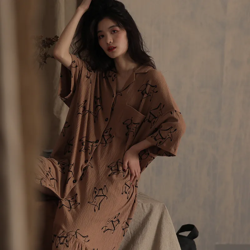 Urban Beauty Nightgown Women's Light Brown-4