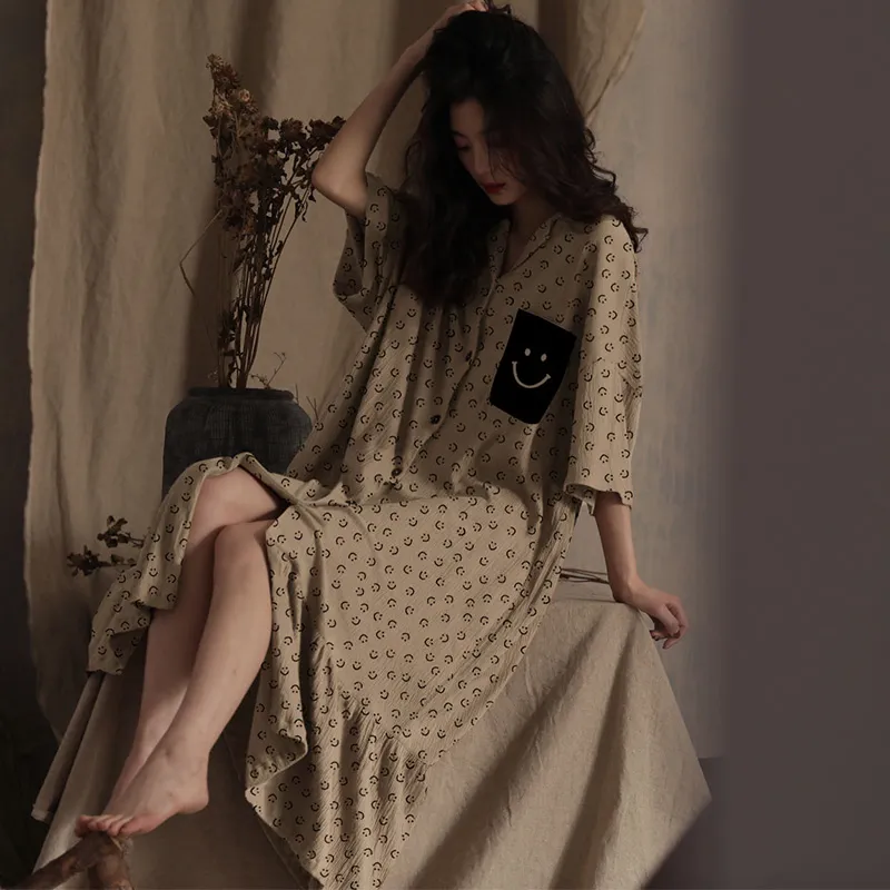 Urban Beauty Nightgown Women's Linen-5