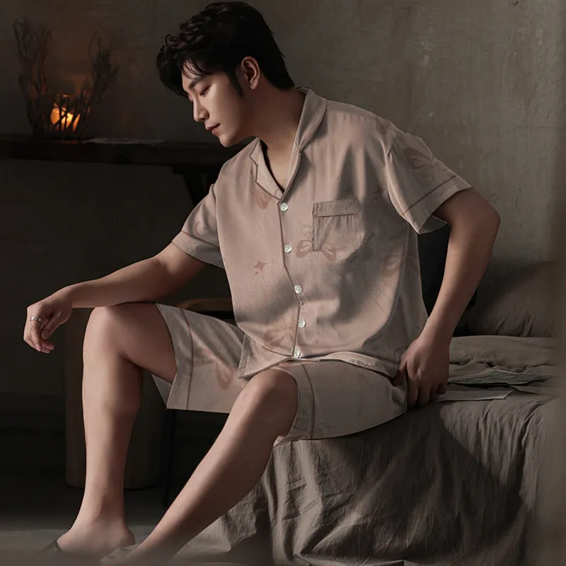 Urban Beauty Pajama Set Men's Pink-3