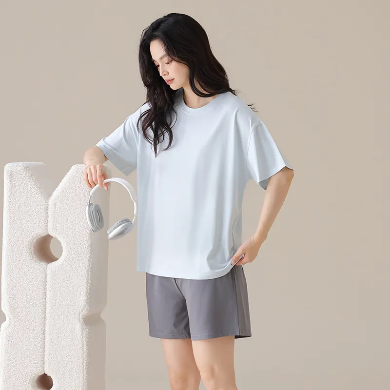 Urban Beauty Pajama Set Women's Sky Blue-4