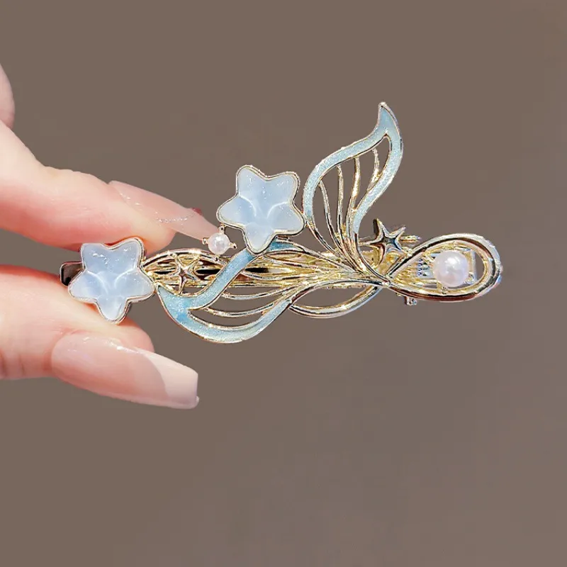 Enchanting Cat Alloy Hair Clips Women's-9