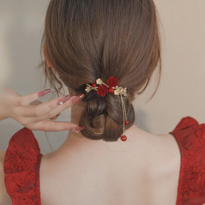 Enchanting Cat Alloy Hair Clips Women's-2