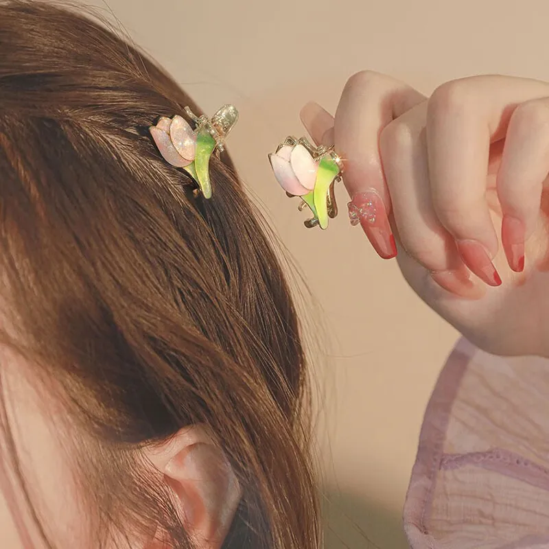 Enchanting Cat Alloy Hair Clips Women's-5