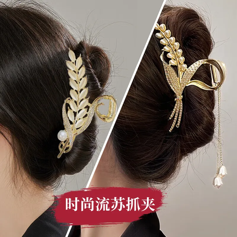 Enchanting Cat Alloy Hair Clips Women's-4
