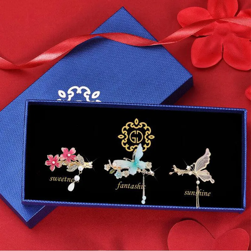 Enchanting Cat Alloy Hair Clips Women's-2