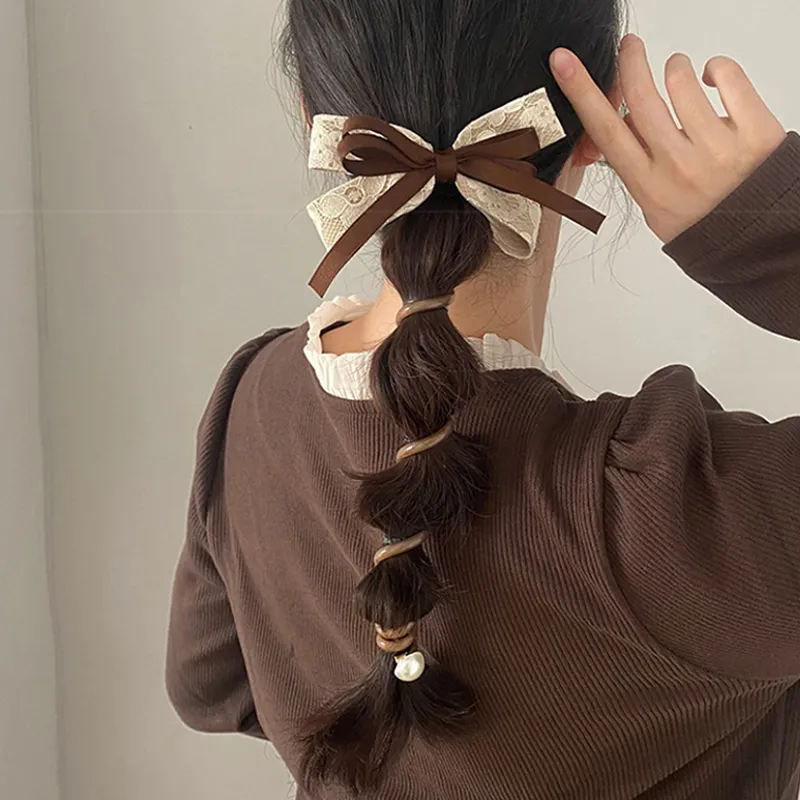 Enchanting Cat Alloy Hair Tie Women's-1
