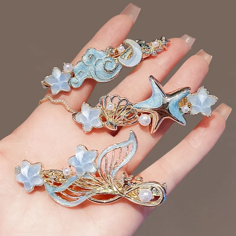 Enchanting Cat Alloy Hair Clips Women's-8