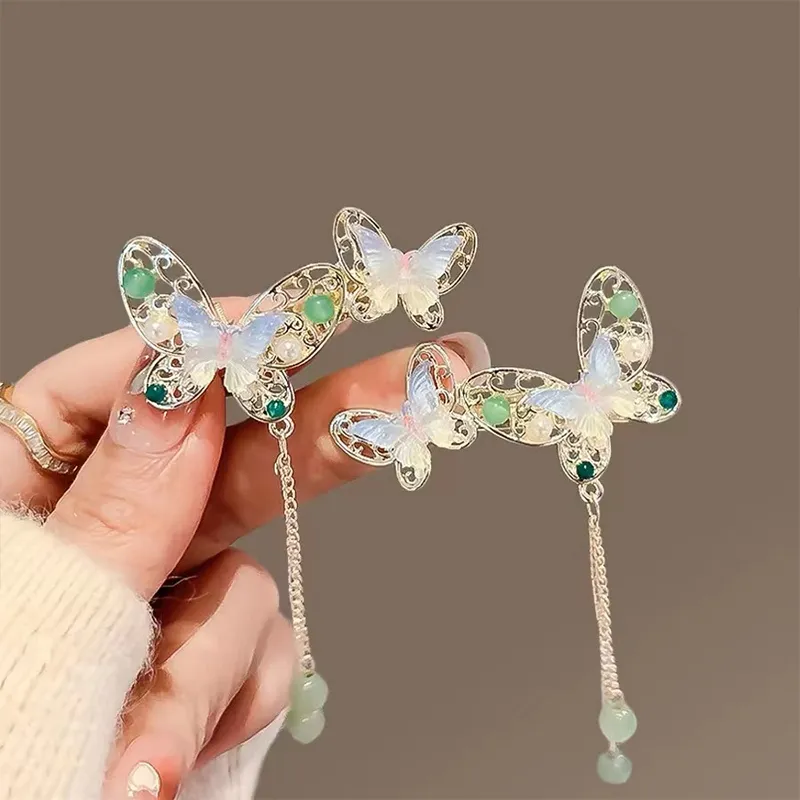 Enchanting Cat Alloy Hair Clips Women's-12