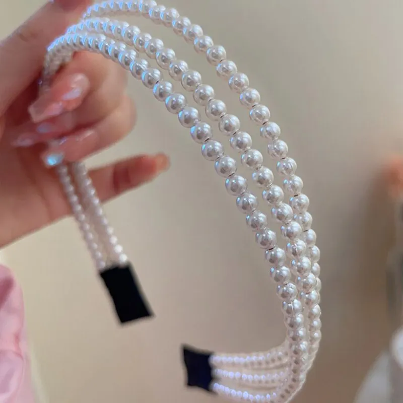Enchanting Cat Faux Pearl Hair Accessories Women's-2