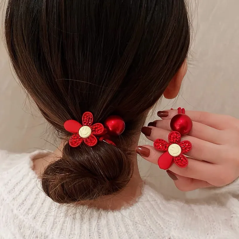 Enchanting Cat Alloy Hair Tie Women's-3