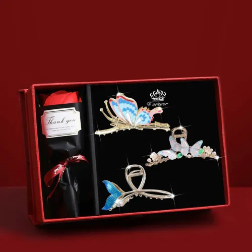 Enchanting Cat Alloy Hair Clips Women's
