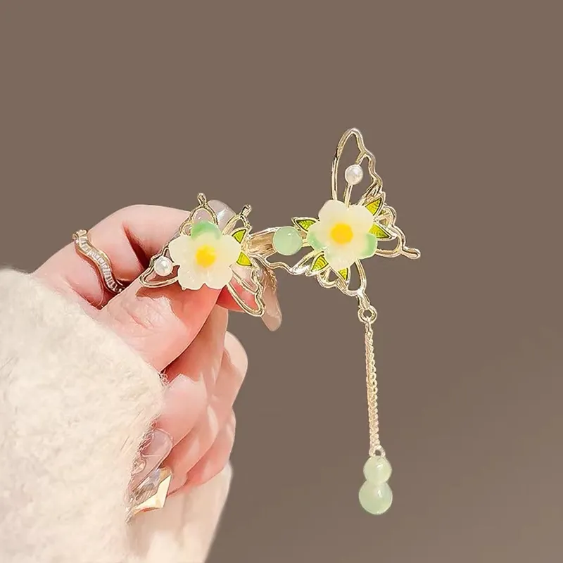 Enchanting Cat Alloy Hair Clips Women's-11