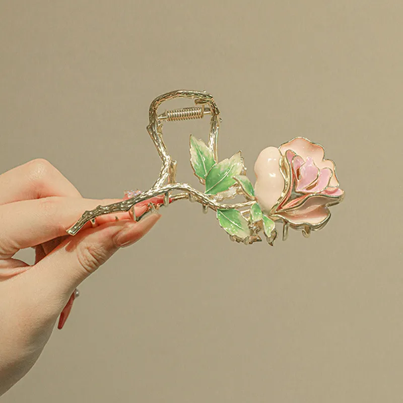 Enchanting Cat Alloy Hair Clips Women's-2