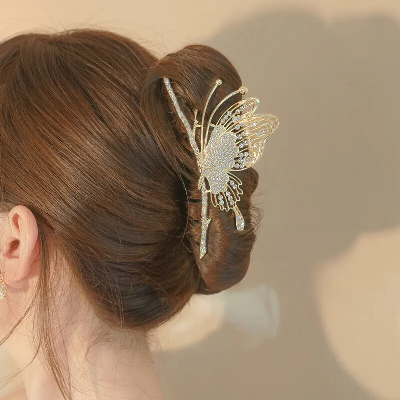 Enchanting Cat Alloy Hair Clips Women's-1