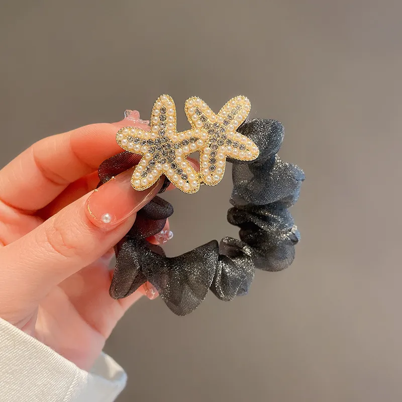 Enchanting Cat Alloy Hair Tie Women's-1