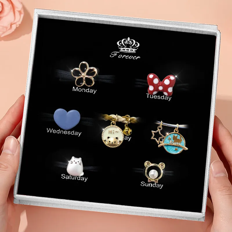 Enchanting Cat Alloy Hair Tie Women's-2